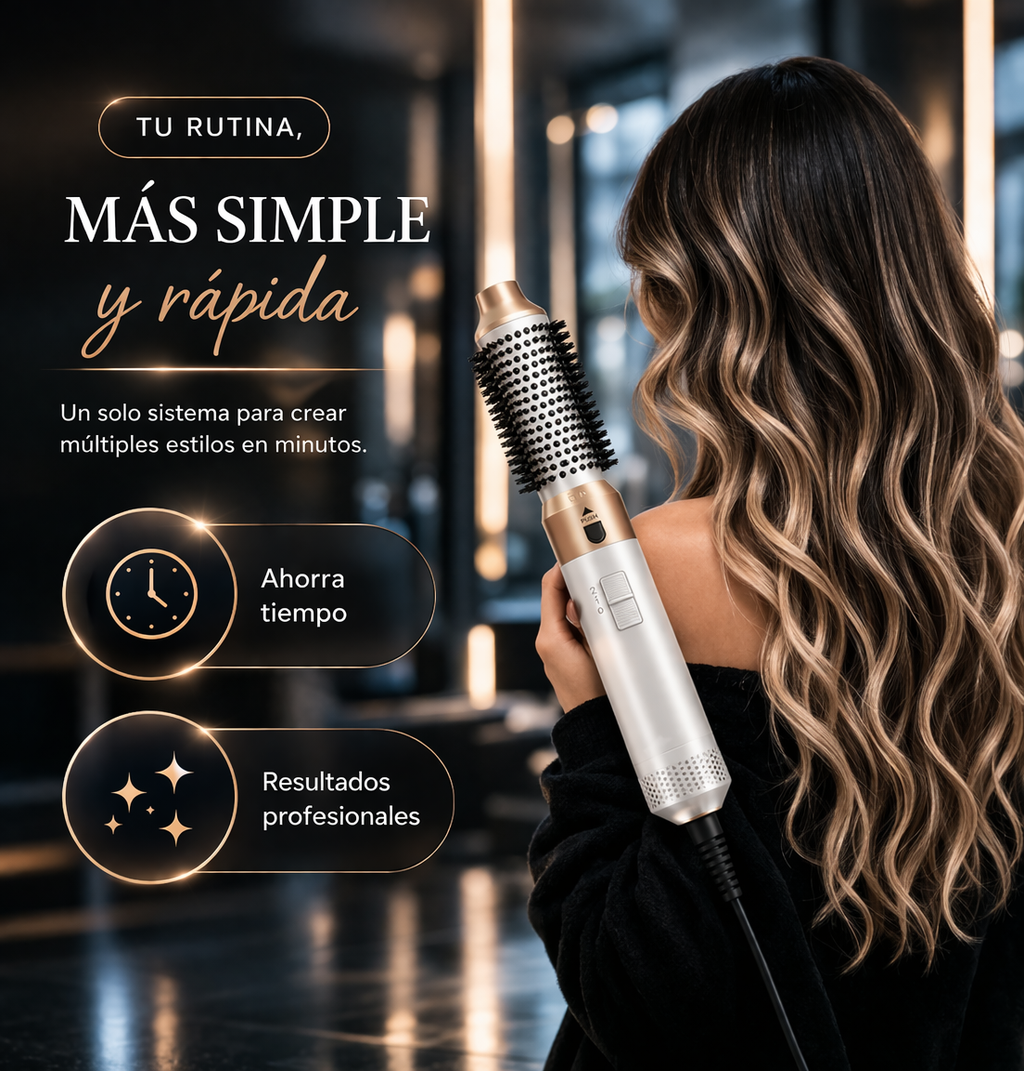 5 en 1 Hair Styler Pro con Tecnología Iónica